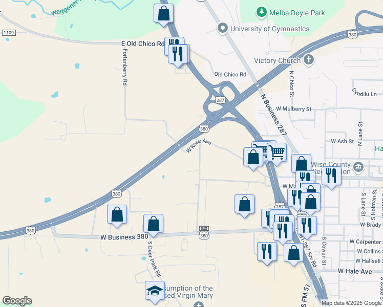 map of restaurants, bars, coffee shops, grocery stores, and more near in Decatur