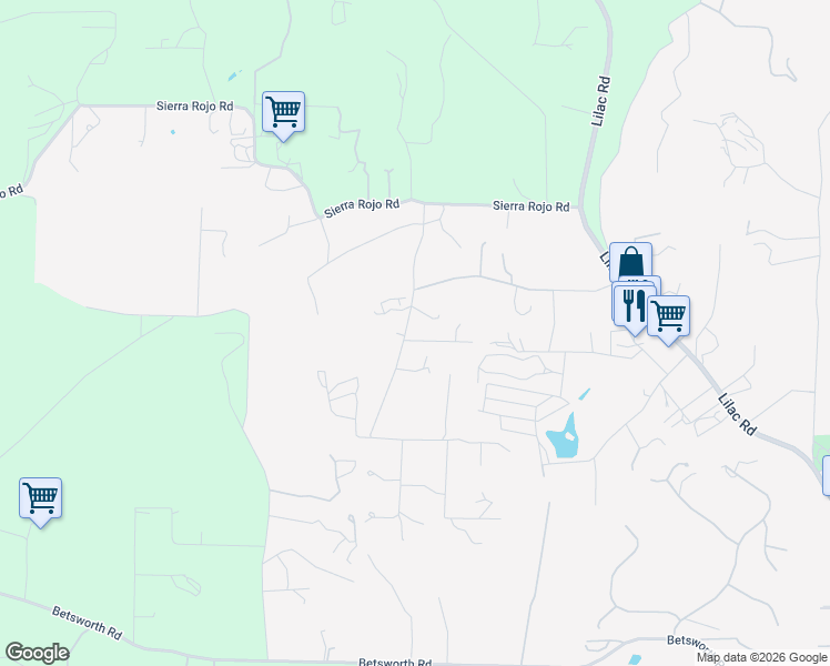 map of restaurants, bars, coffee shops, grocery stores, and more near 28885 Stonegate Drive in Valley Center
