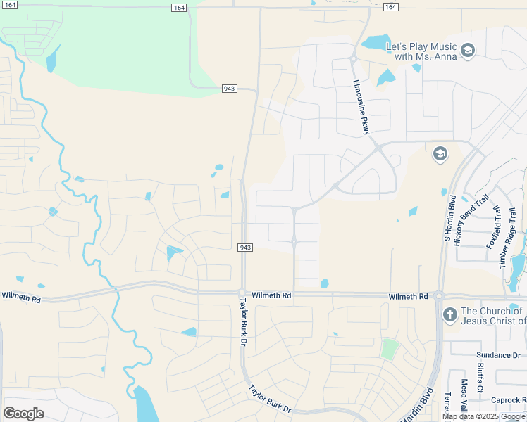 map of restaurants, bars, coffee shops, grocery stores, and more near 3740 Holley Ridge Way in McKinney