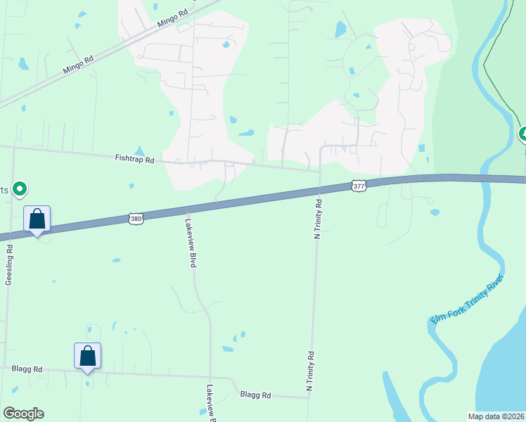 map of restaurants, bars, coffee shops, grocery stores, and more near 4620 East University Drive in Denton