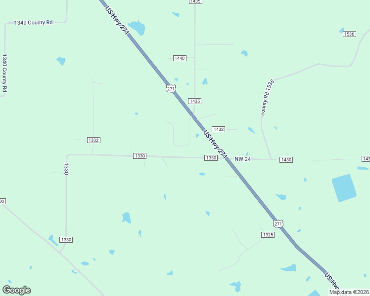 map of restaurants, bars, coffee shops, grocery stores, and more near 163 County Road 1335 in Mount Pleasant