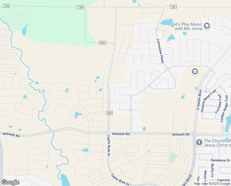 map of restaurants, bars, coffee shops, grocery stores, and more near 3740 Holley Ridge Way in McKinney
