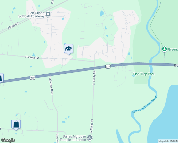 map of restaurants, bars, coffee shops, grocery stores, and more near in Denton
