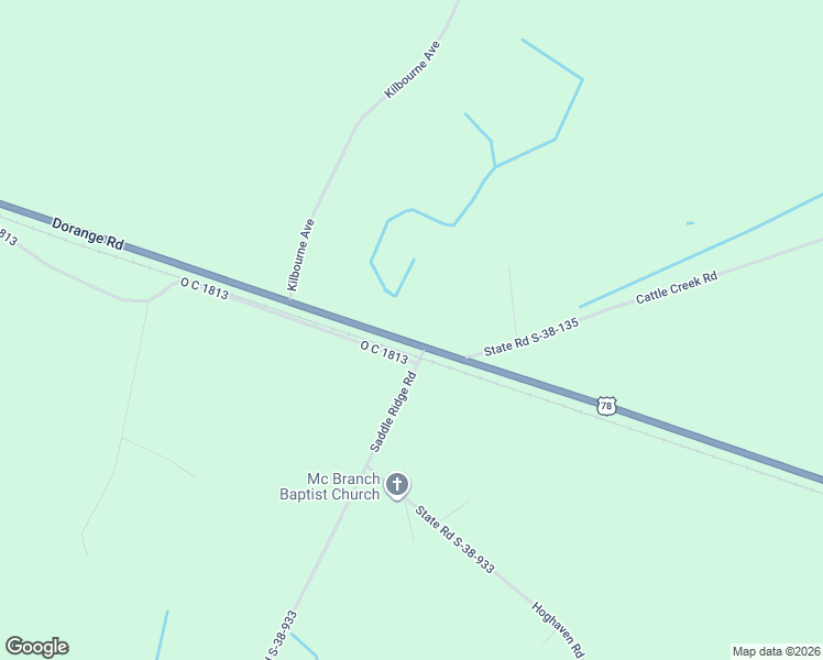 map of restaurants, bars, coffee shops, grocery stores, and more near 2073 Dorange Road in Branchville