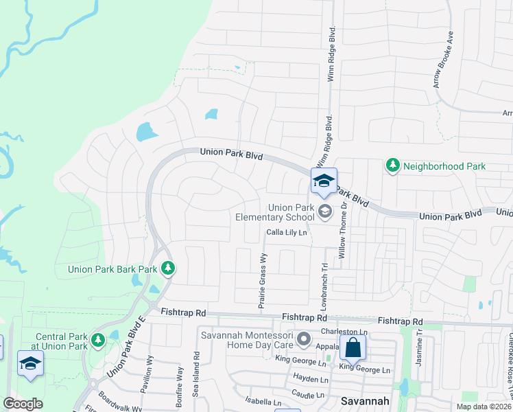 map of restaurants, bars, coffee shops, grocery stores, and more near 7033 Prairie Grass Way in Aubrey