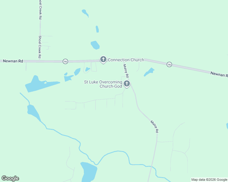 map of restaurants, bars, coffee shops, grocery stores, and more near 86 Kendall Drive in Griffin