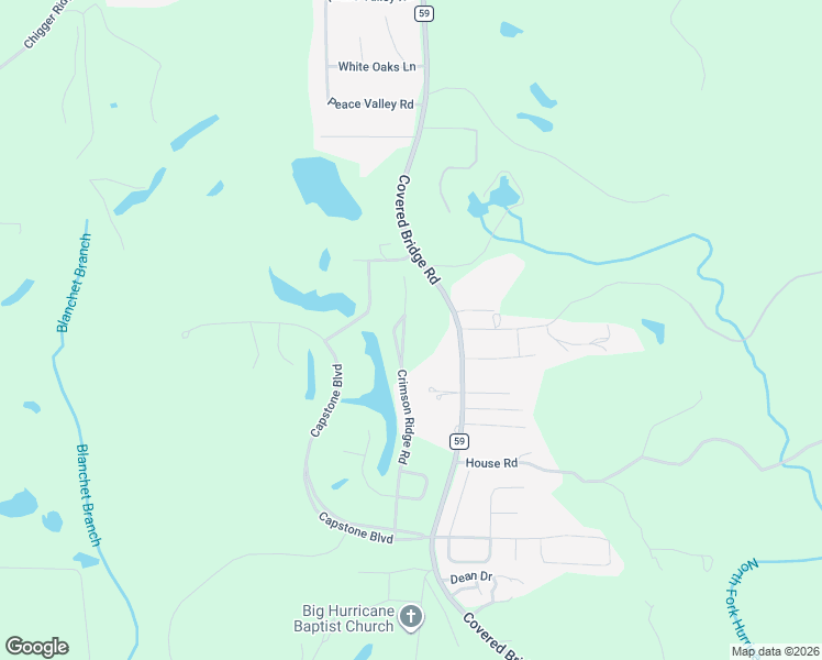 map of restaurants, bars, coffee shops, grocery stores, and more near 11521 Crimson Ridge Road in Brookwood