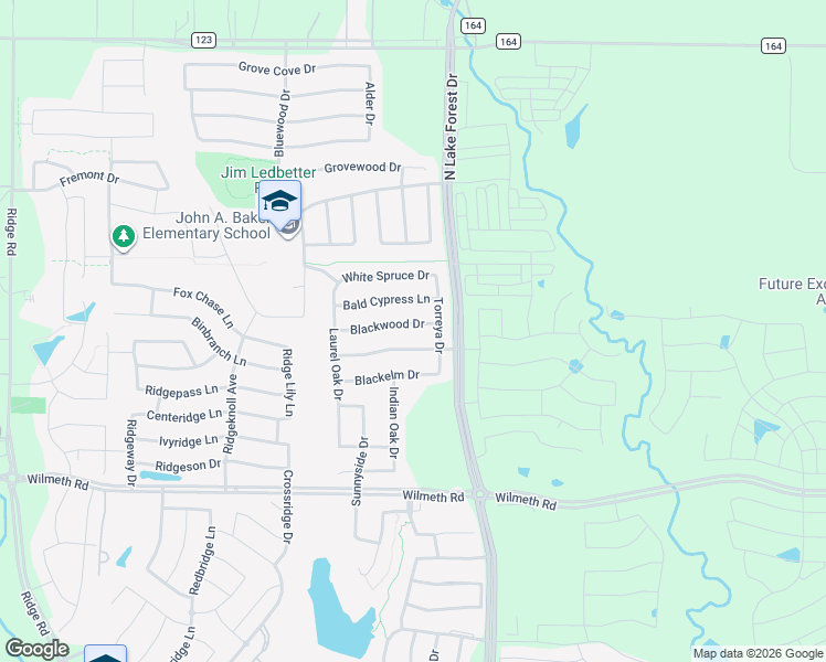 map of restaurants, bars, coffee shops, grocery stores, and more near 5021 Blackwood Drive in McKinney