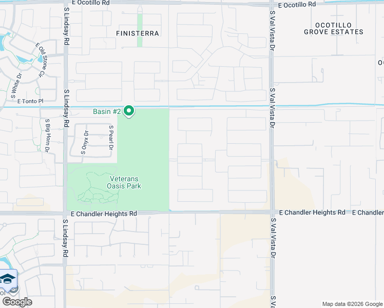 map of restaurants, bars, coffee shops, grocery stores, and more near 1301 East Mead Drive in Gilbert