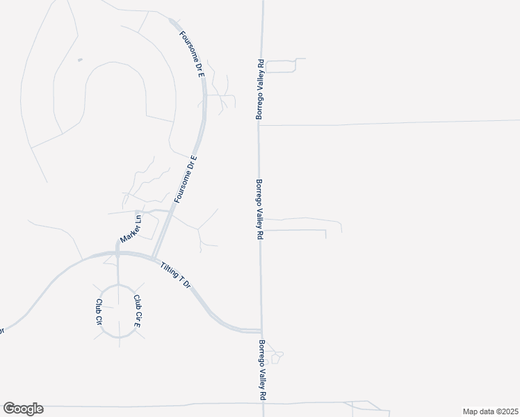 map of restaurants, bars, coffee shops, grocery stores, and more near Borrego Valley Road in Borrego Springs