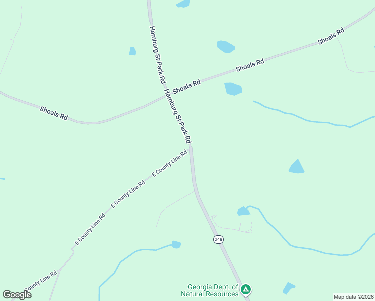 map of restaurants, bars, coffee shops, grocery stores, and more near 4082 Hamburg State Park Road in Mitchell