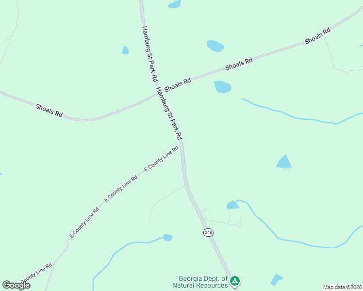 map of restaurants, bars, coffee shops, grocery stores, and more near 4082 Hamburg State Park Road in Mitchell
