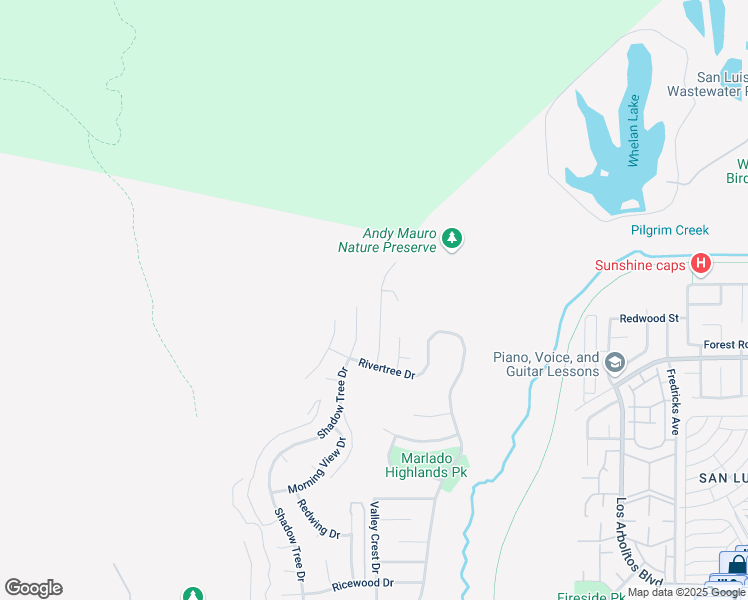 map of restaurants, bars, coffee shops, grocery stores, and more near 877 Muirfield Drive in Oceanside
