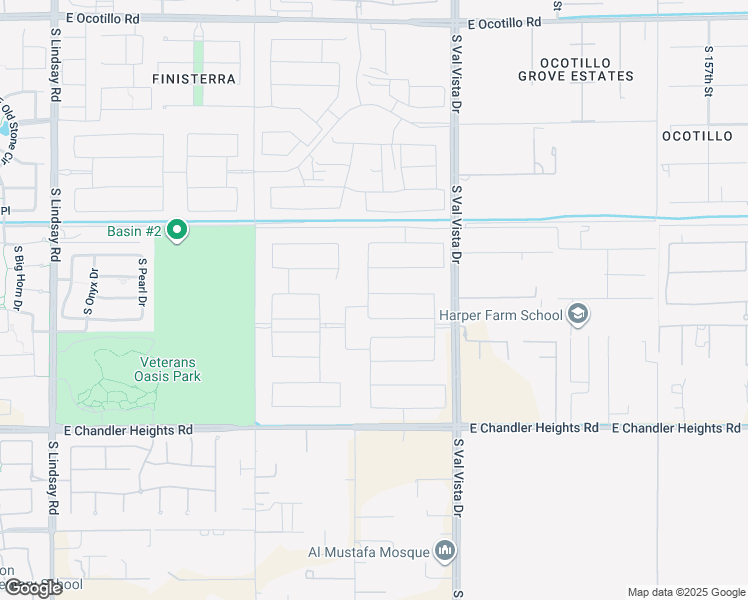 map of restaurants, bars, coffee shops, grocery stores, and more near 1439 East Mead Drive in Gilbert