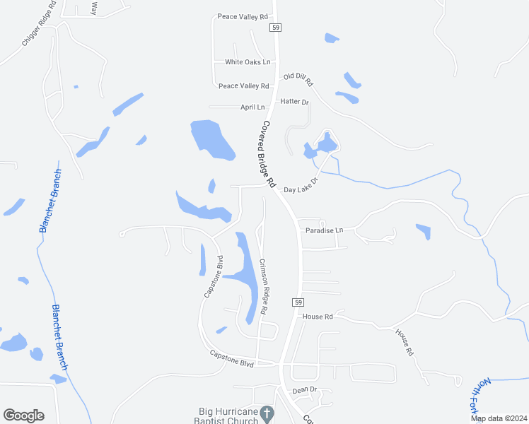 map of restaurants, bars, coffee shops, grocery stores, and more near 11557 Crimson Ridge Road in Brookwood
