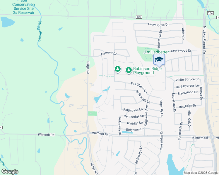 map of restaurants, bars, coffee shops, grocery stores, and more near 3612 Wycliff Avenue in McKinney