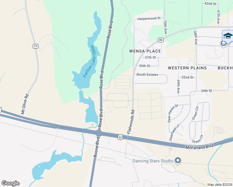 map of restaurants, bars, coffee shops, grocery stores, and more near 2736 Lily Circle in Northport