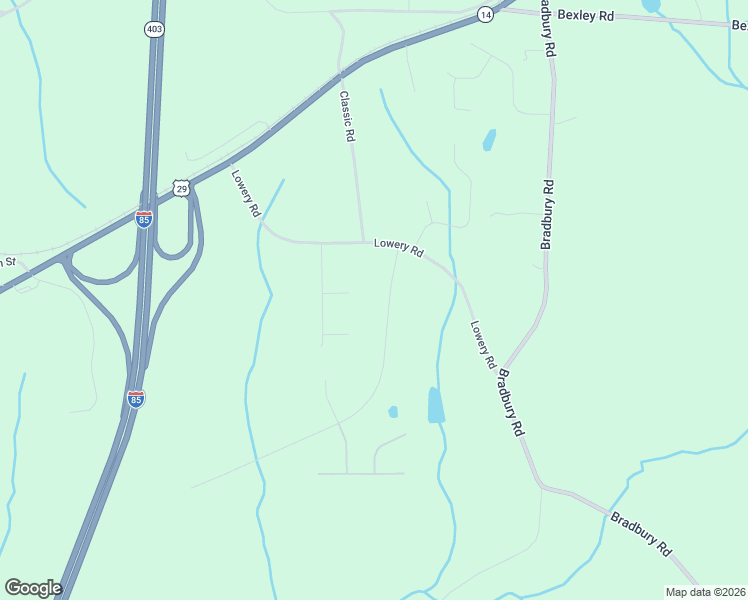 map of restaurants, bars, coffee shops, grocery stores, and more near 107 Jenny Road in Grantville