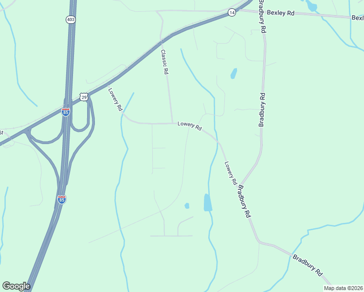 map of restaurants, bars, coffee shops, grocery stores, and more near 109 Jenny Road in Grantville