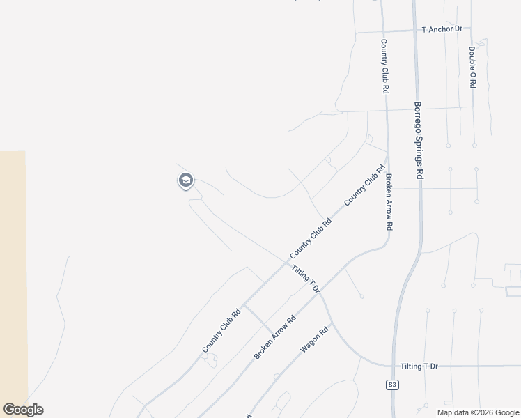 map of restaurants, bars, coffee shops, grocery stores, and more near 2935 Bending Elbow Drive in Borrego Springs