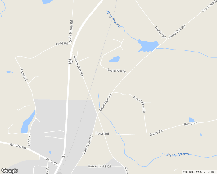 map of restaurants, bars, coffee shops, grocery stores, and more near 10 Austin Woods in Senoia