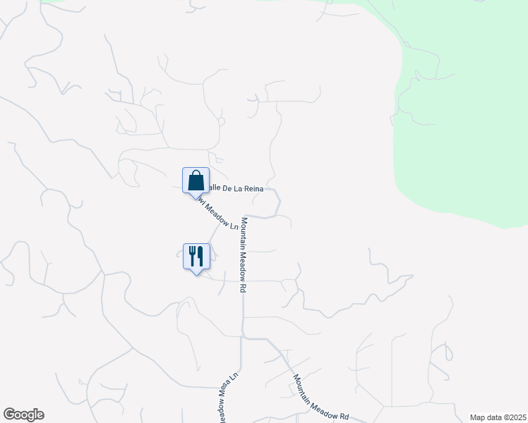 map of restaurants, bars, coffee shops, grocery stores, and more near 28983 Mountain Meadow Road in Escondido