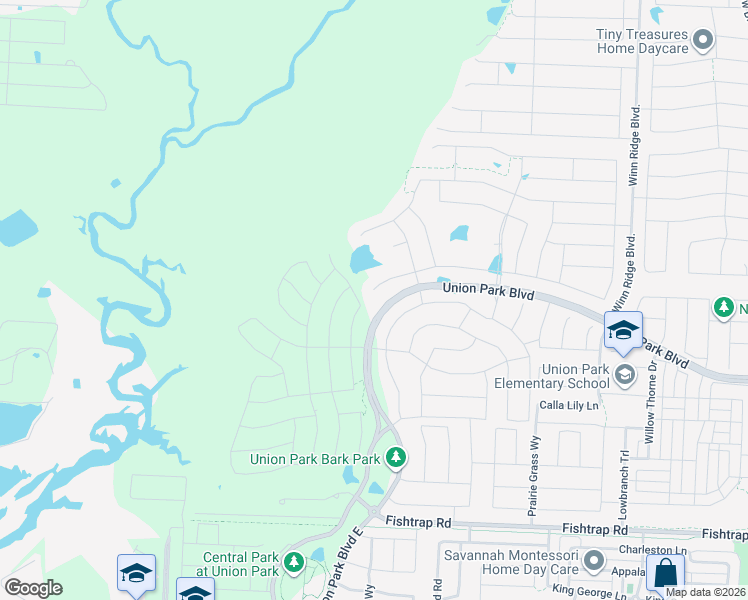map of restaurants, bars, coffee shops, grocery stores, and more near 704 Freedom Lane in Aubrey