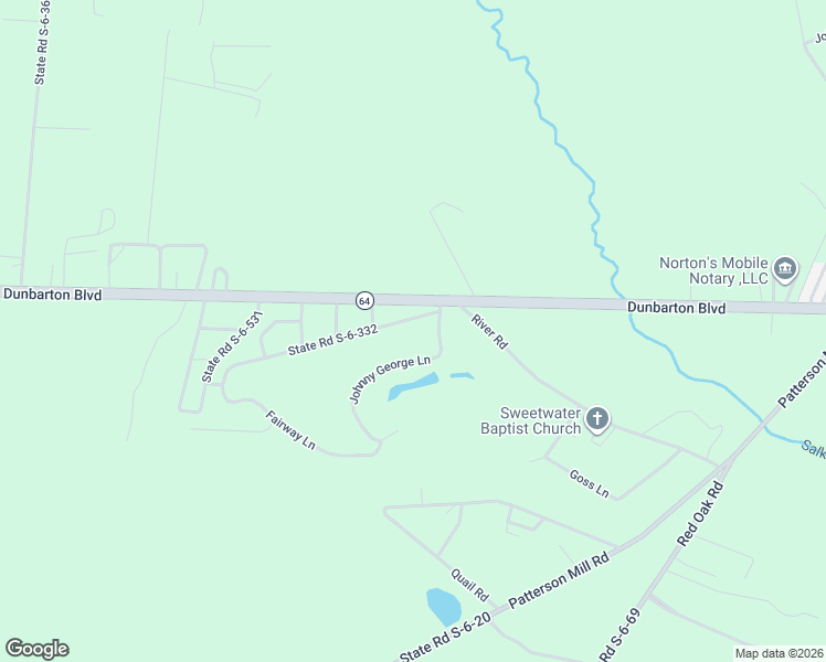 map of restaurants, bars, coffee shops, grocery stores, and more near 61 Fairway Lane in Barnwell