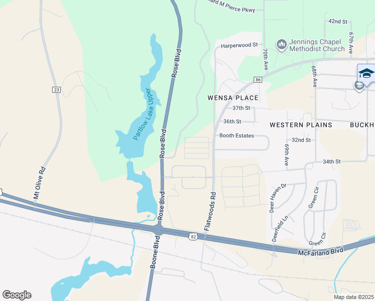 map of restaurants, bars, coffee shops, grocery stores, and more near 7714 Thompsons Way in Northport