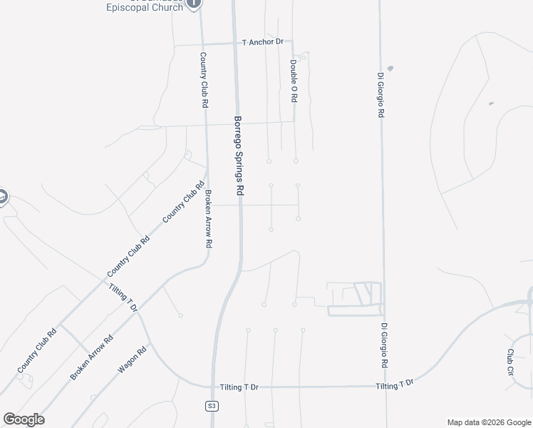 map of restaurants, bars, coffee shops, grocery stores, and more near 2960 Frying Pan Road in Borrego Springs