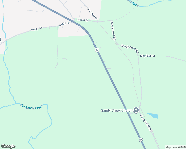 map of restaurants, bars, coffee shops, grocery stores, and more near 686 Georgia 87 in Flovilla