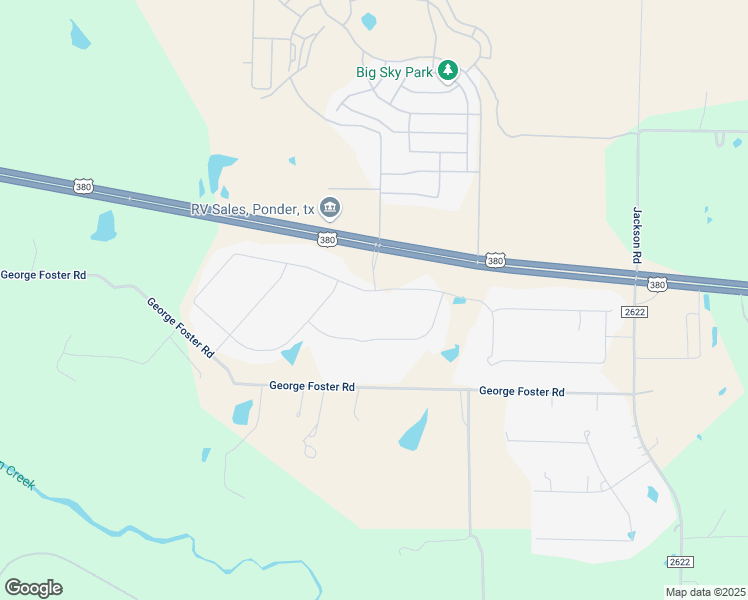 map of restaurants, bars, coffee shops, grocery stores, and more near 18848 U.S. 380 in Ponder