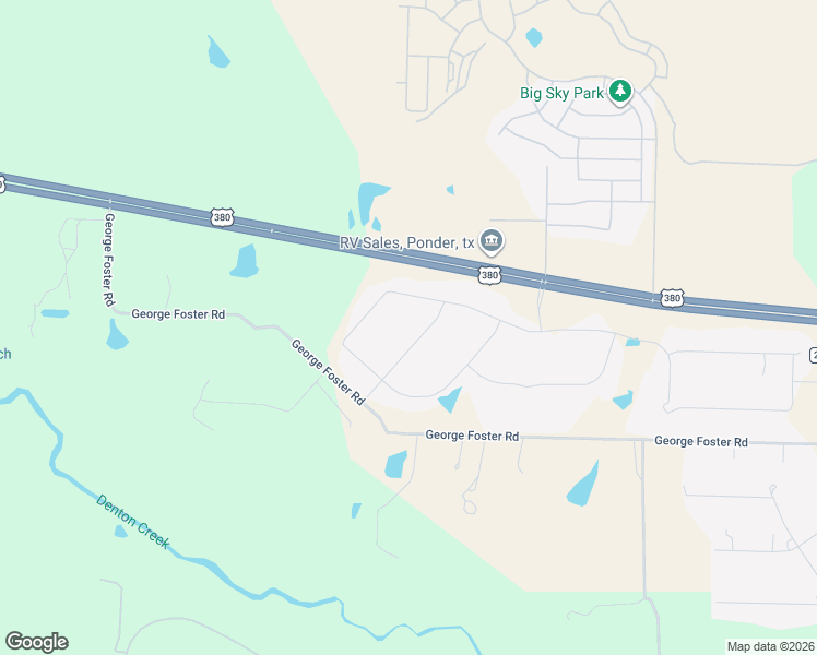 map of restaurants, bars, coffee shops, grocery stores, and more near 7400 Green Mesa Road in Ponder