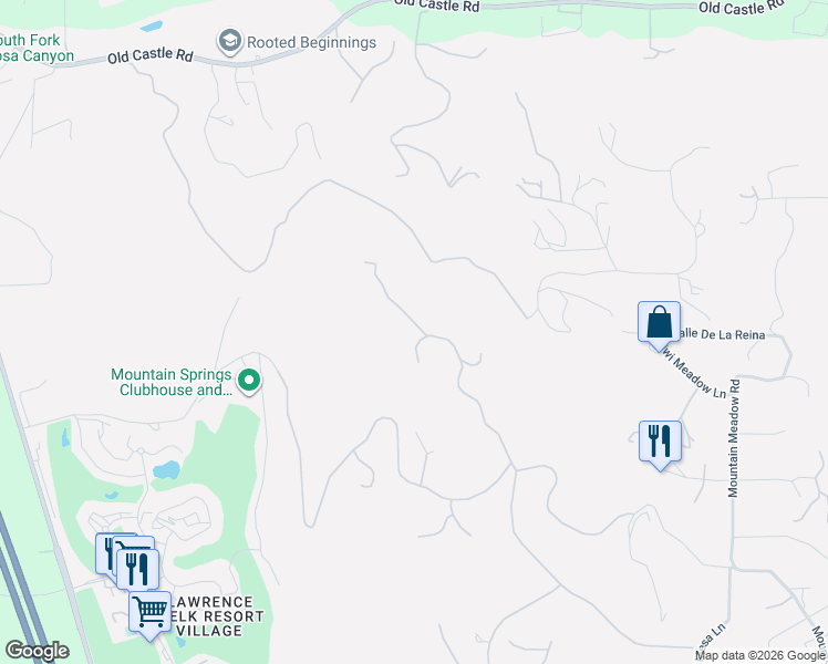map of restaurants, bars, coffee shops, grocery stores, and more near 29528 Welk Highland Drive in Escondido