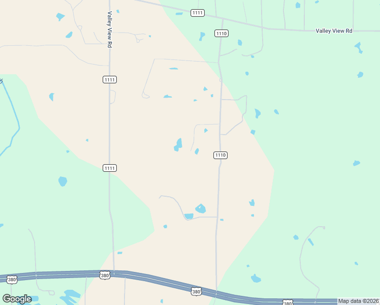 map of restaurants, bars, coffee shops, grocery stores, and more near 104 Private Road 1114 in Decatur