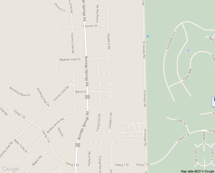 map of restaurants, bars, coffee shops, grocery stores, and more near 2916 Double O Road in Borrego Springs