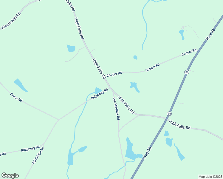 map of restaurants, bars, coffee shops, grocery stores, and more near High Falls Road in Jackson