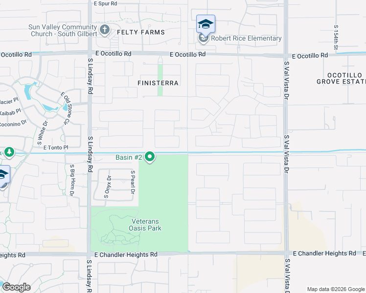 map of restaurants, bars, coffee shops, grocery stores, and more near 4451 South Topaz Place in Chandler