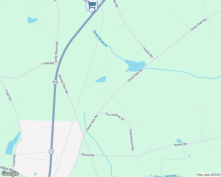 map of restaurants, bars, coffee shops, grocery stores, and more near 15 Austin Woods in Senoia