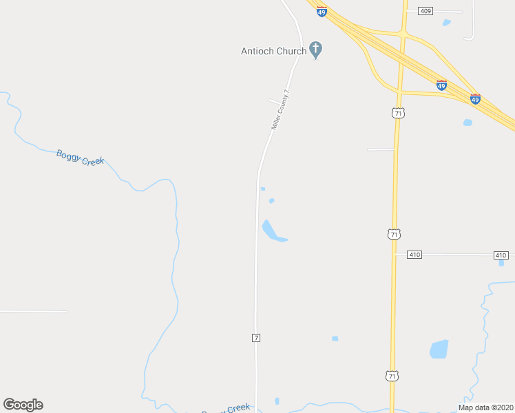 map of restaurants, bars, coffee shops, grocery stores, and more near Co Road 10 in Fouke