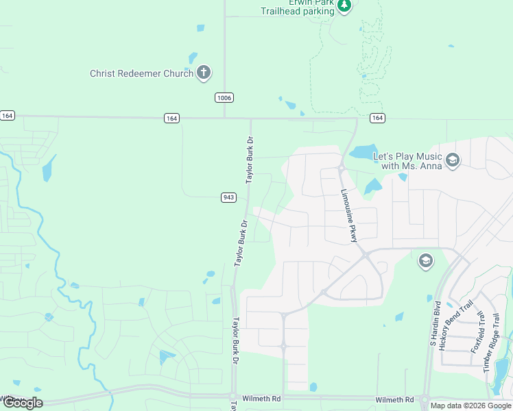 map of restaurants, bars, coffee shops, grocery stores, and more near 4009 Calderwood Drive in McKinney
