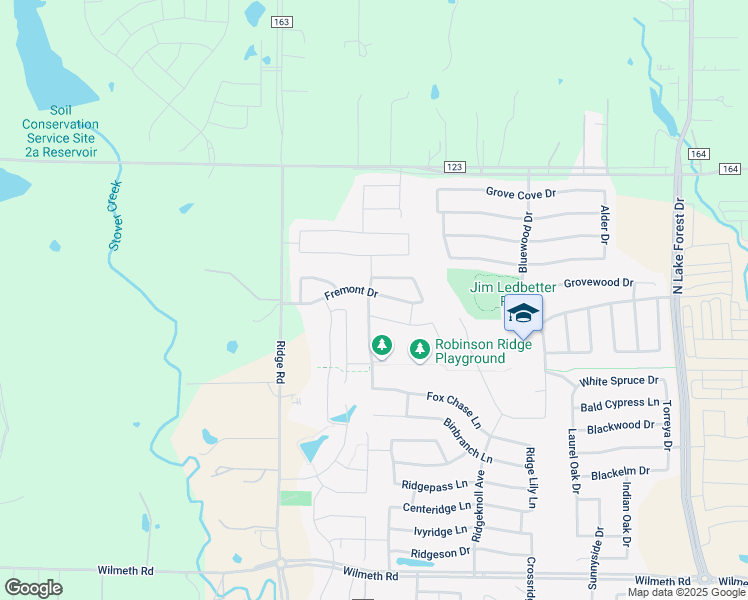 map of restaurants, bars, coffee shops, grocery stores, and more near 5751 Bender Ridge Drive in McKinney
