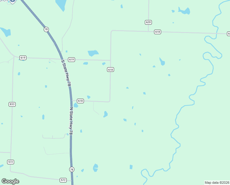map of restaurants, bars, coffee shops, grocery stores, and more near 13924 County Road 618 in Farmersville
