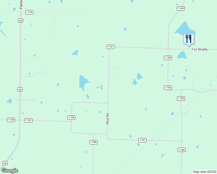 map of restaurants, bars, coffee shops, grocery stores, and more near 5223 County Road 1101 in Celeste