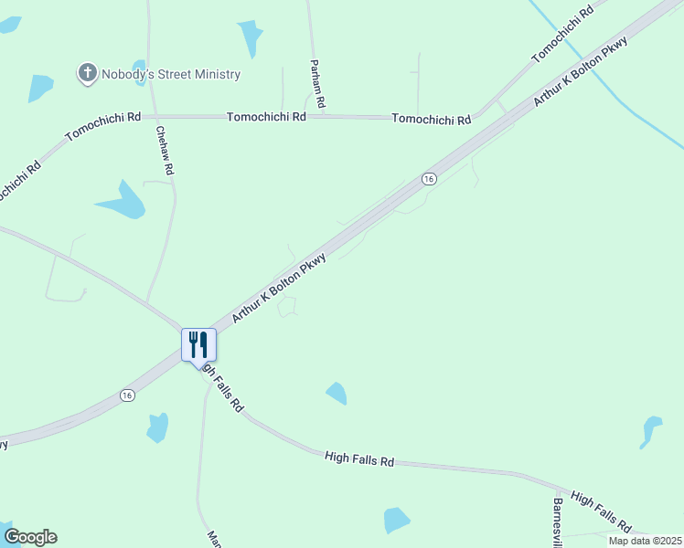 map of restaurants, bars, coffee shops, grocery stores, and more near 2810 Arthur K Bolton Parkway in Griffin