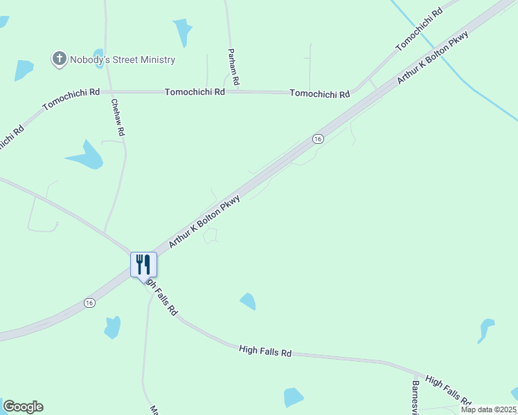 map of restaurants, bars, coffee shops, grocery stores, and more near 2810 Arthur K Bolton Parkway in Griffin