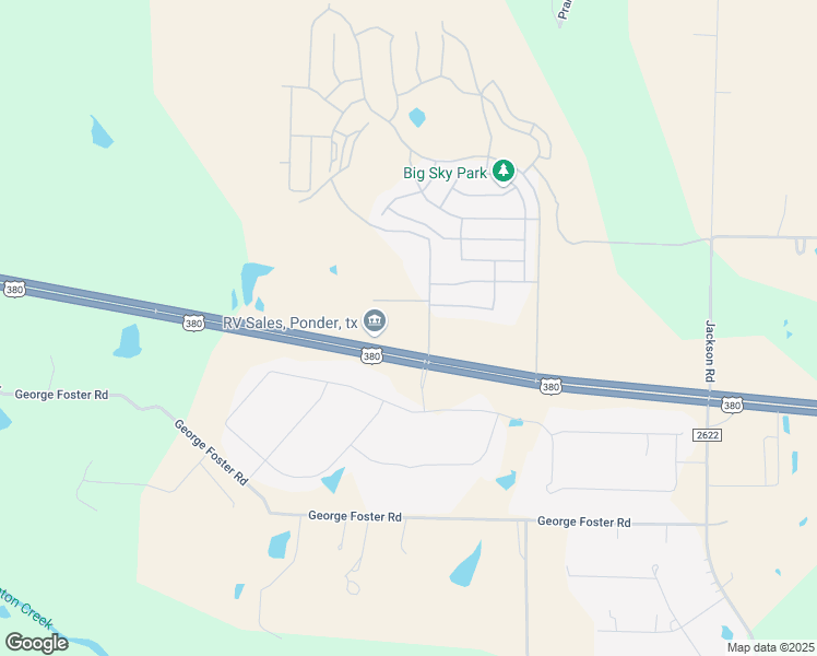 map of restaurants, bars, coffee shops, grocery stores, and more near 18848 U.S. 380 in Ponder