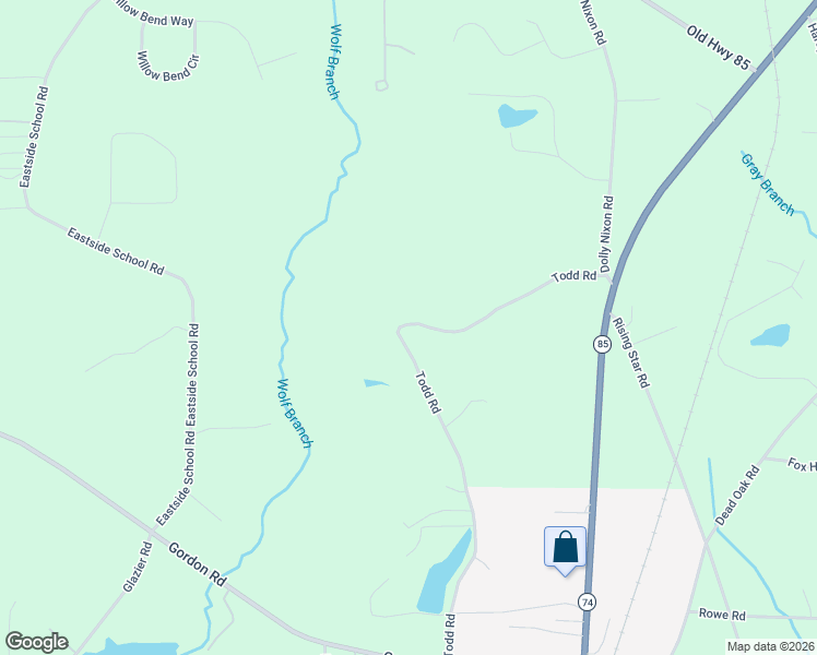 map of restaurants, bars, coffee shops, grocery stores, and more near 362 Todd Rd in Senoia