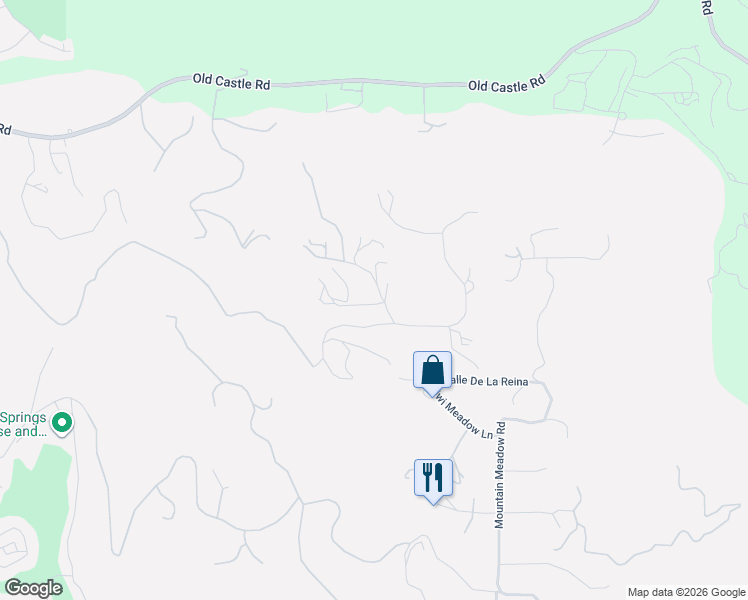 map of restaurants, bars, coffee shops, grocery stores, and more near 9510 Vista Aleta in Valley Center