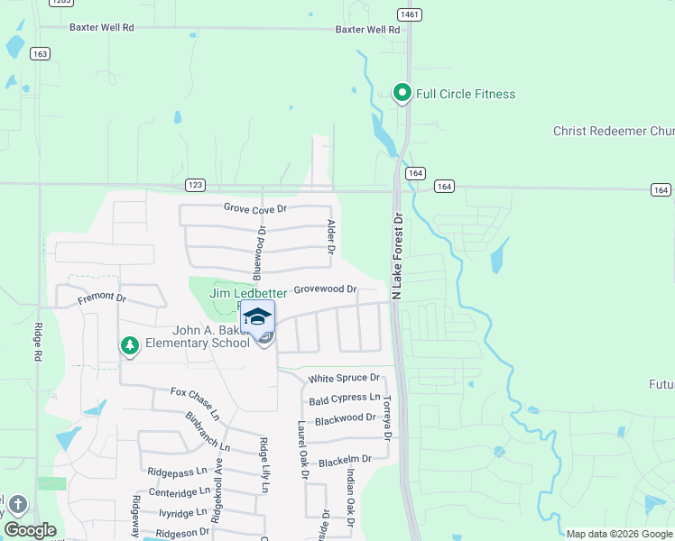 map of restaurants, bars, coffee shops, grocery stores, and more near 5105 Fringetree Drive in McKinney